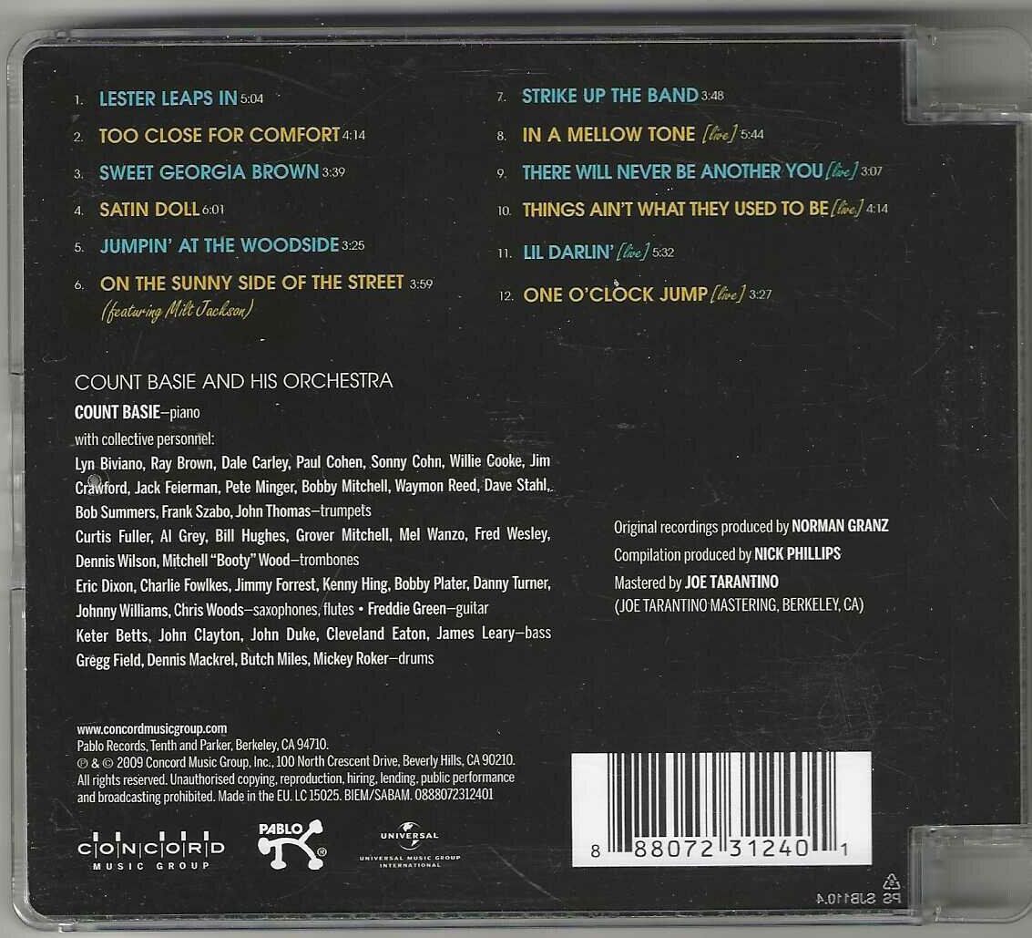 CD: Count Basie – Basie Swings Standards – Usato da Genève venduto da CDLPBookS 1