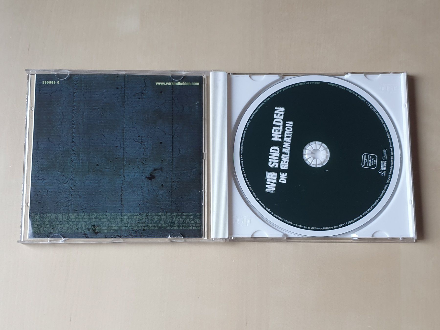 CDs: Wir sind Helden Die Reklamation – Gebraucht aus Stansstad von collectorsshop 2