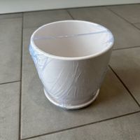 KOTARBAU/Polnix Keramik Pflanztopf, 17 cm, Weiss, Neu