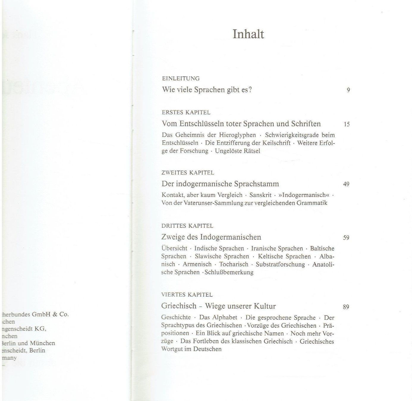 Libri: Abenteuer Sprache  Hans Joachim Störig – Usato da Flims - Dorf venduto da Stagediver 2