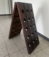 Klappbares Weinregal aus Holz für 18 Flaschen – Top Zustand