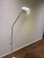 Vintage Stehlampe Leselampe mit Schwanenhals zirka 160cm