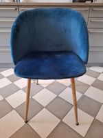 Schalenstuhl aus Samt