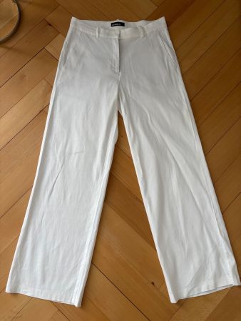 Weisse Leinenhose Cambio Mira, guter Zustand, Gr. 38