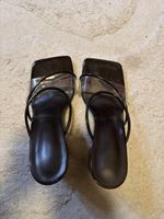 Damen Schuhe schwarz mit Blockabsatz Grösse 39