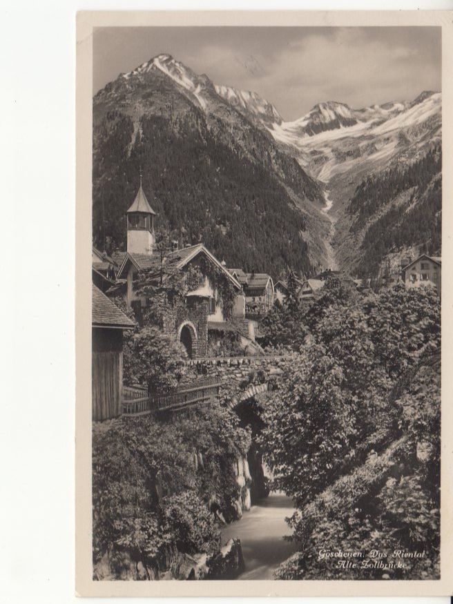 Cartoline postali: Göschenen 1929 – Usato da Bürglen TG venduto da StampGraf