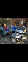 Lounge-Set inkl.Kissen (ohne Dekokissen) und Tisch 