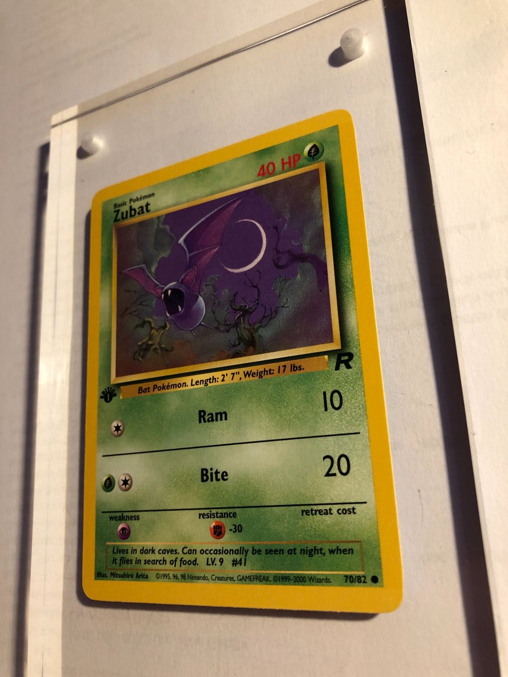 Carte collezionabili: Zubat 1st Team Rocket - MINT - ab 1.- – Usato da Giubiasco venduto da dan_pr8b 2