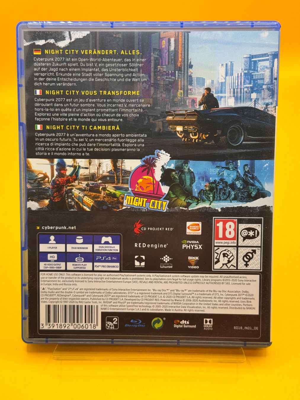 Giochi: Cyberpunk 2077 PS4 - Action pur! – Usato da Oberwil b. Zug venduto da silver2024 1