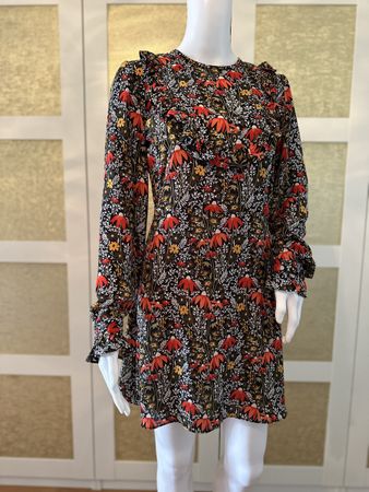 TOPSHOP georgette floral dress
