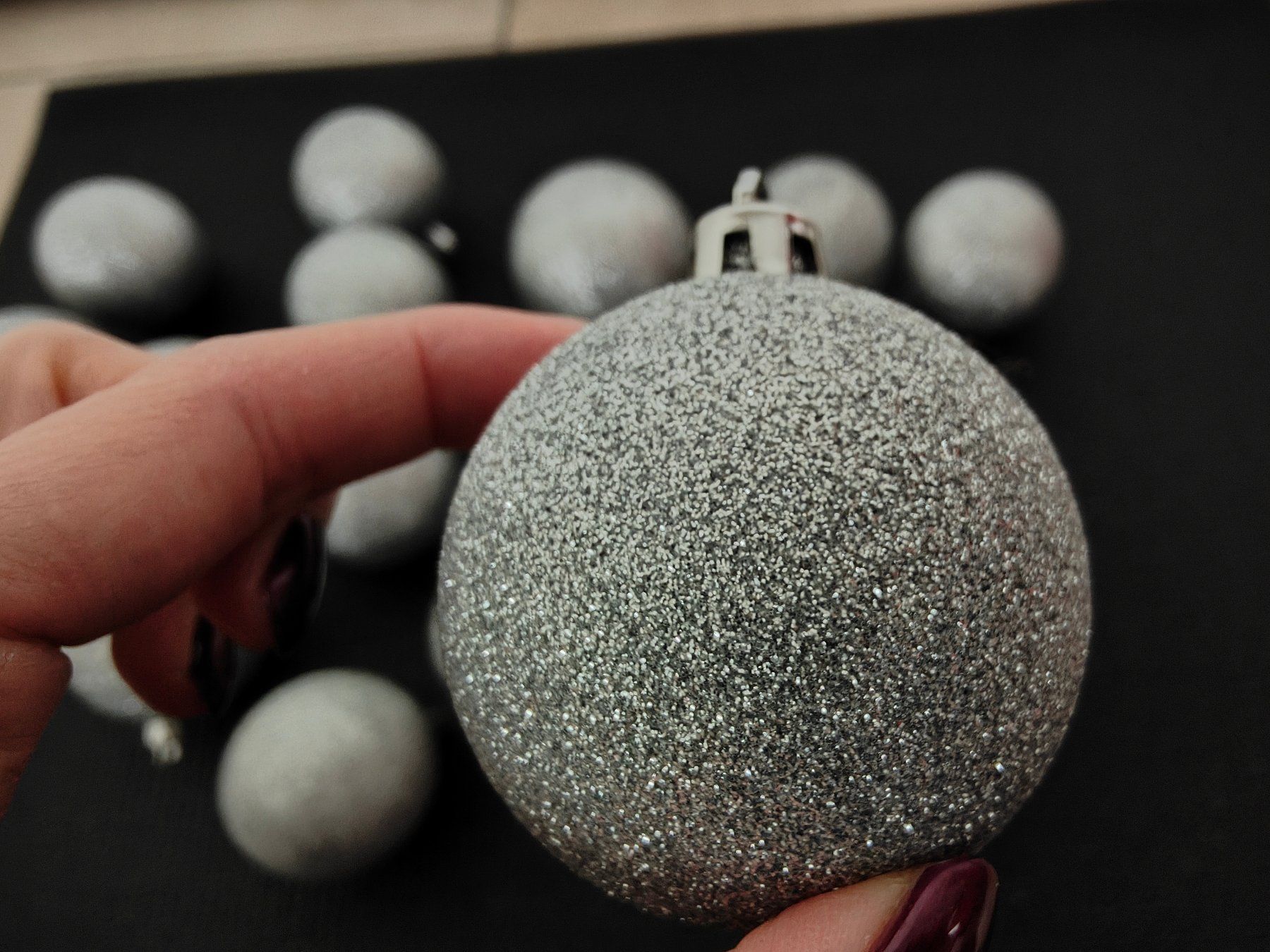 Alle Dekorationen: Weihnachtskugeln silber-glitzer – Gebraucht aus Rickenbach b. Wil von Beautiful.Things 5