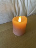 LED Kerze rosa batteriebetrieben 