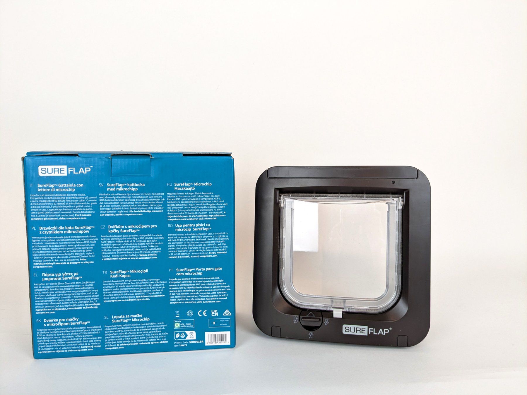Gattaiole: SUREFLAP Mikrochip Katzenklappe – Nuovo (secondo la descrizione) da Thun venduto da Restwert_Thun 2