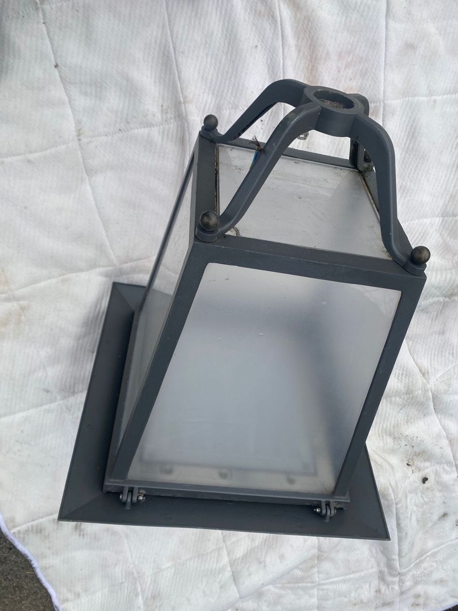 Lampen: Strassenlaterne 76x45cm, neuwertig, anthrazit Grau – Neu (gemäss Beschreibung) aus Seon von Sock21 2
