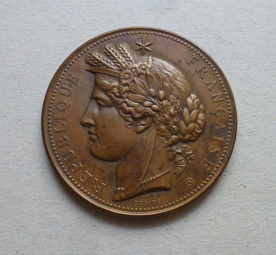Medaillen: Bronze Medaille ++ EXPO Paris 1878 – Gebraucht aus Walkringen von Casablanca777