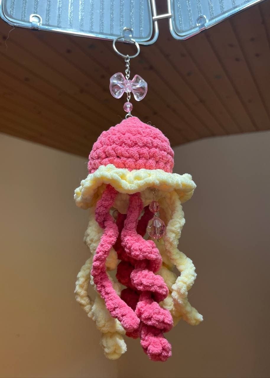 Portachiavi: Amigurumi-Quallen – Nuovo (secondo la descrizione) da Wassen UR venduto da Mariianita 3