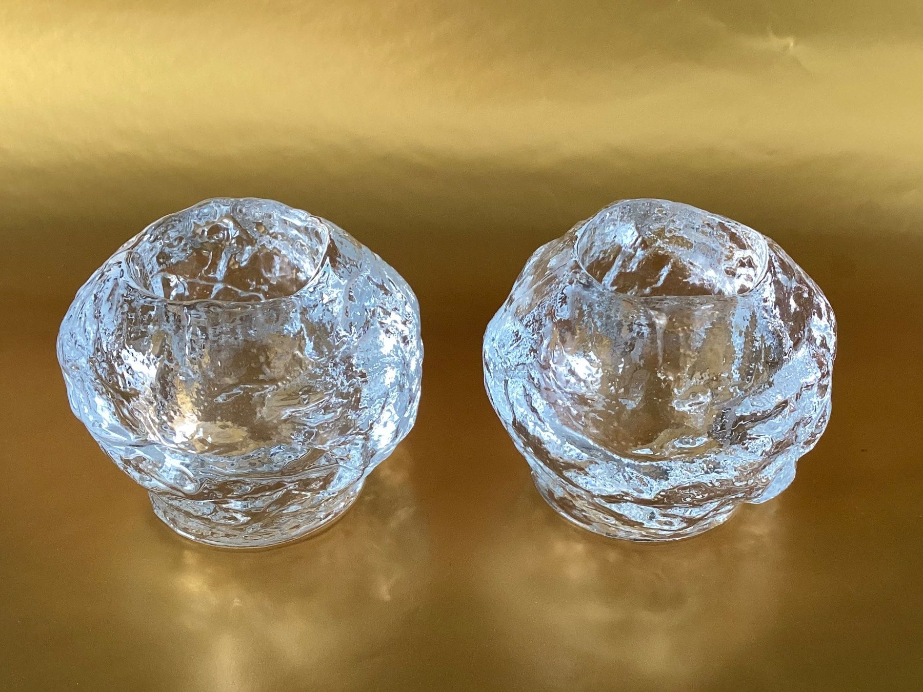 Kosta Boda Kerzenständer: Kosta Boda /  2 Teelichter /  Snowball – Gebraucht aus Beinwil am See von kae_gh7c 3