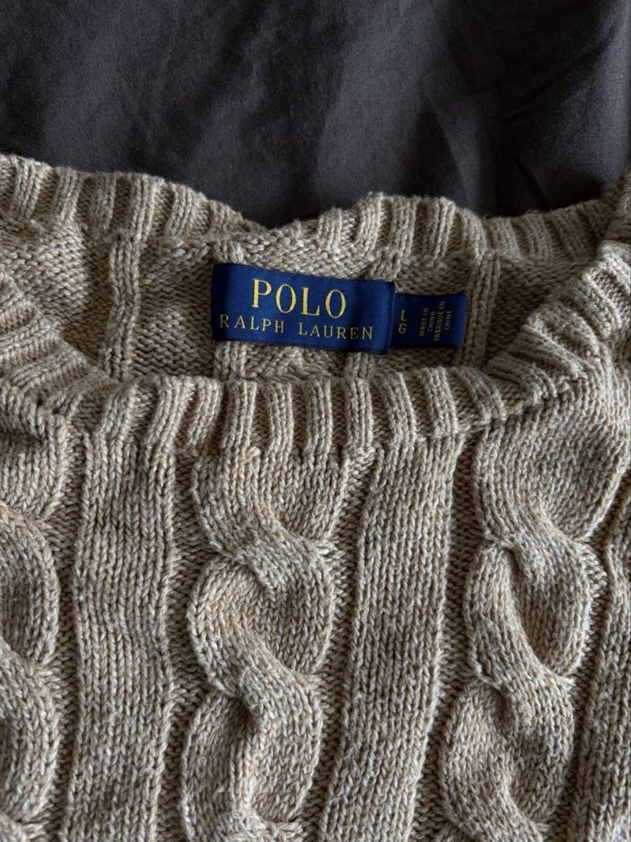 Maglioni & Felpe: Polo Ralph Lauren Strickpullover, beige, Gr. L, Top! – Usato da Schaffhausen venduto da ZurichSH 1