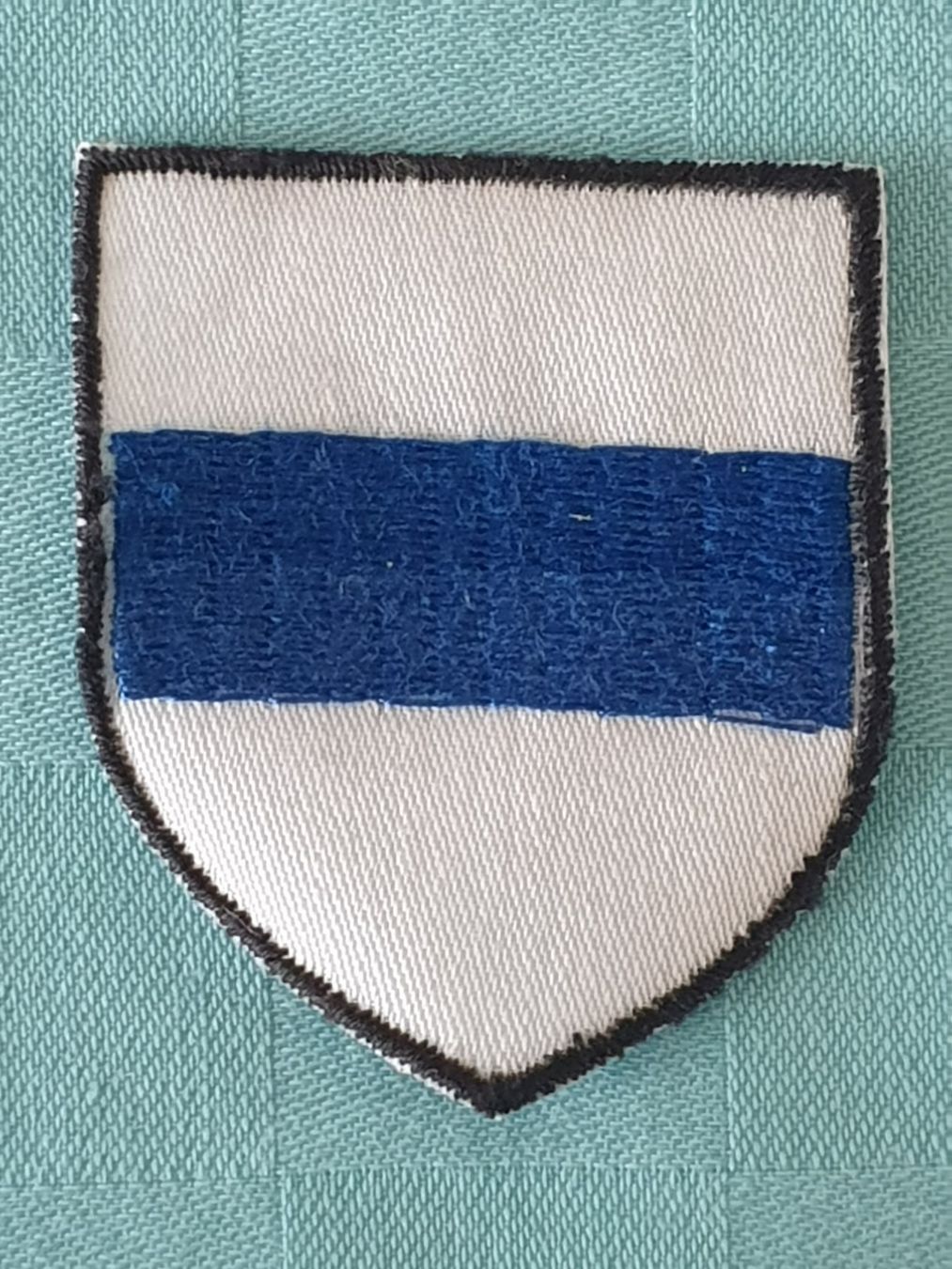 Plaketten & Abzeichen: Vintage Badge Kantons - Wappen Zug ST. GALLER STICKEREI – Gebraucht aus Mörschwil von spirspi