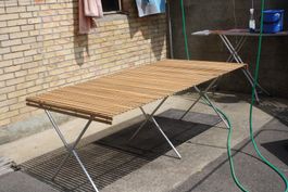 KLAPPTISCH AUSROLLTISCH CAMPINGTISCH GARTEN TISCH GROSS