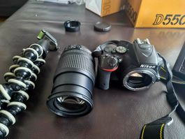 Nikon D5500 mit 18-105mm VR Objektiv & GorillaPod