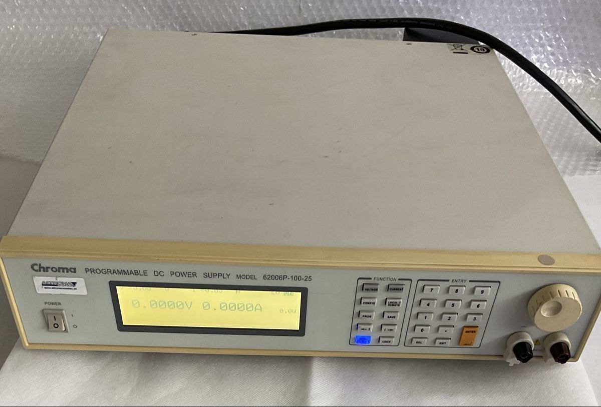 Misurare: Programmierbares DC-Netzgerät Chroma 62006P-100-25 – Usato da Dielsdorf venduto da ohmalesis 3