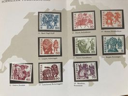 Schweiz 1977 Satz Volksbräuche postfrisch