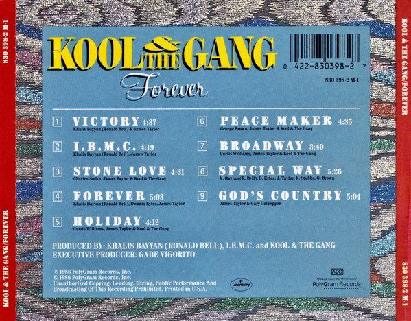 CD: Kool & The Gang – Forever – Usato da St.Gallen venduto da jalamusic 1