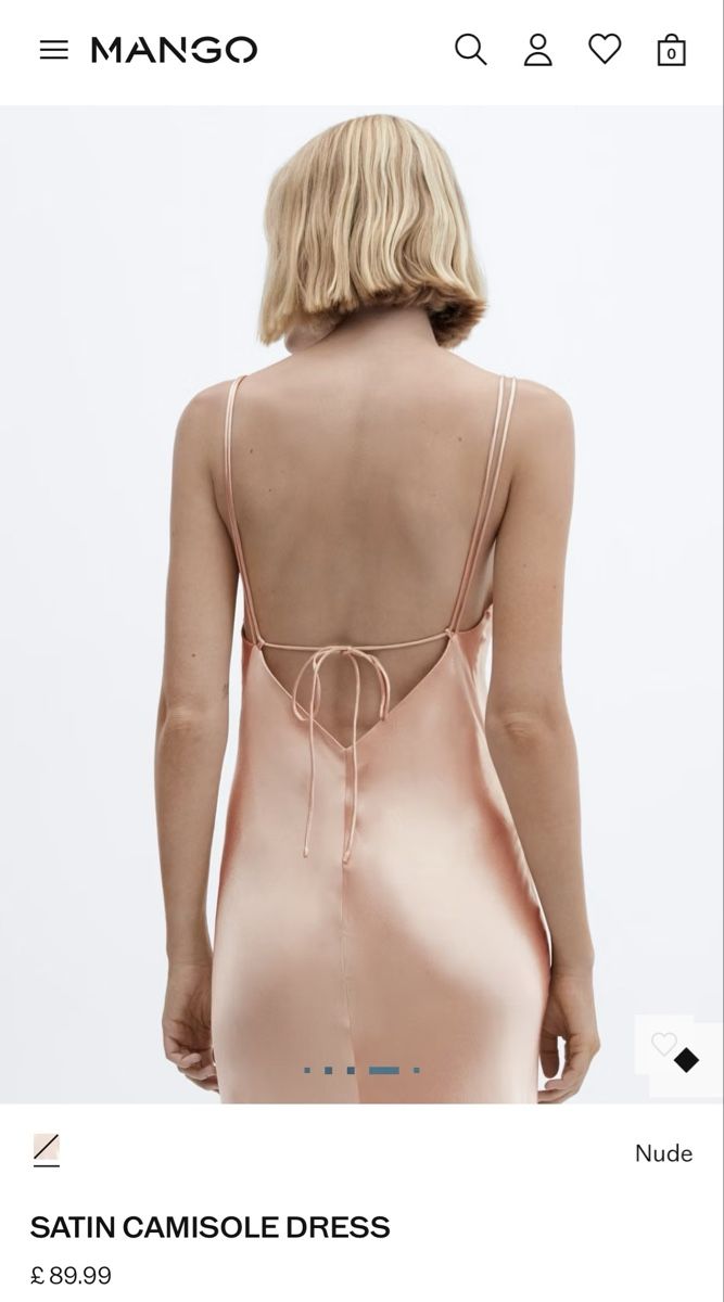Mango Vestiti: Robe longue satinée rose poudré – Nuovo e nell'imballaggio originale da Neuchâtel venduto da EllenB 6