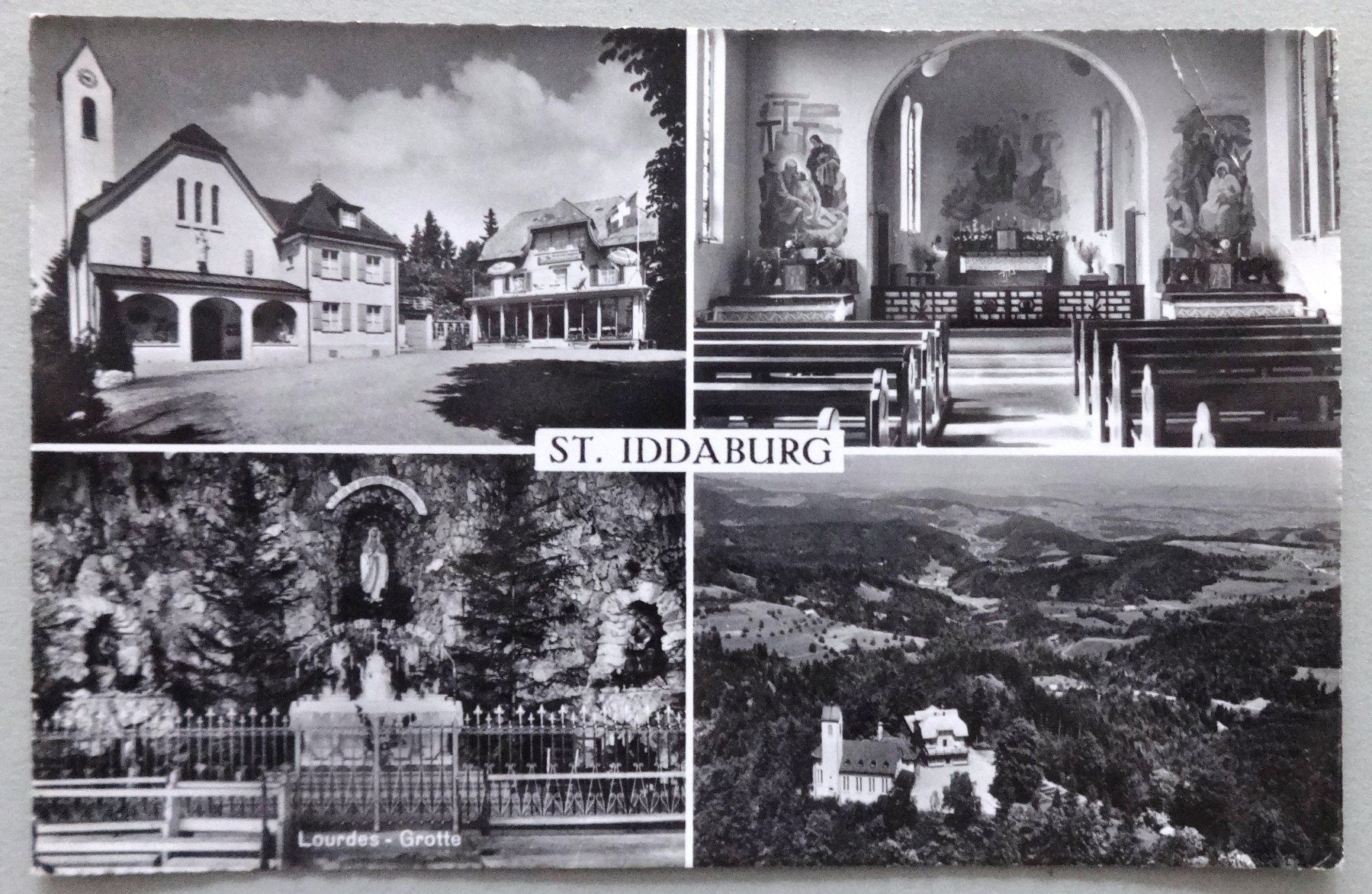 Cartoline postali: St. Iddaburg 973 m b. Gähwil – Difettoso da Fétigny venduto da Billy2miny