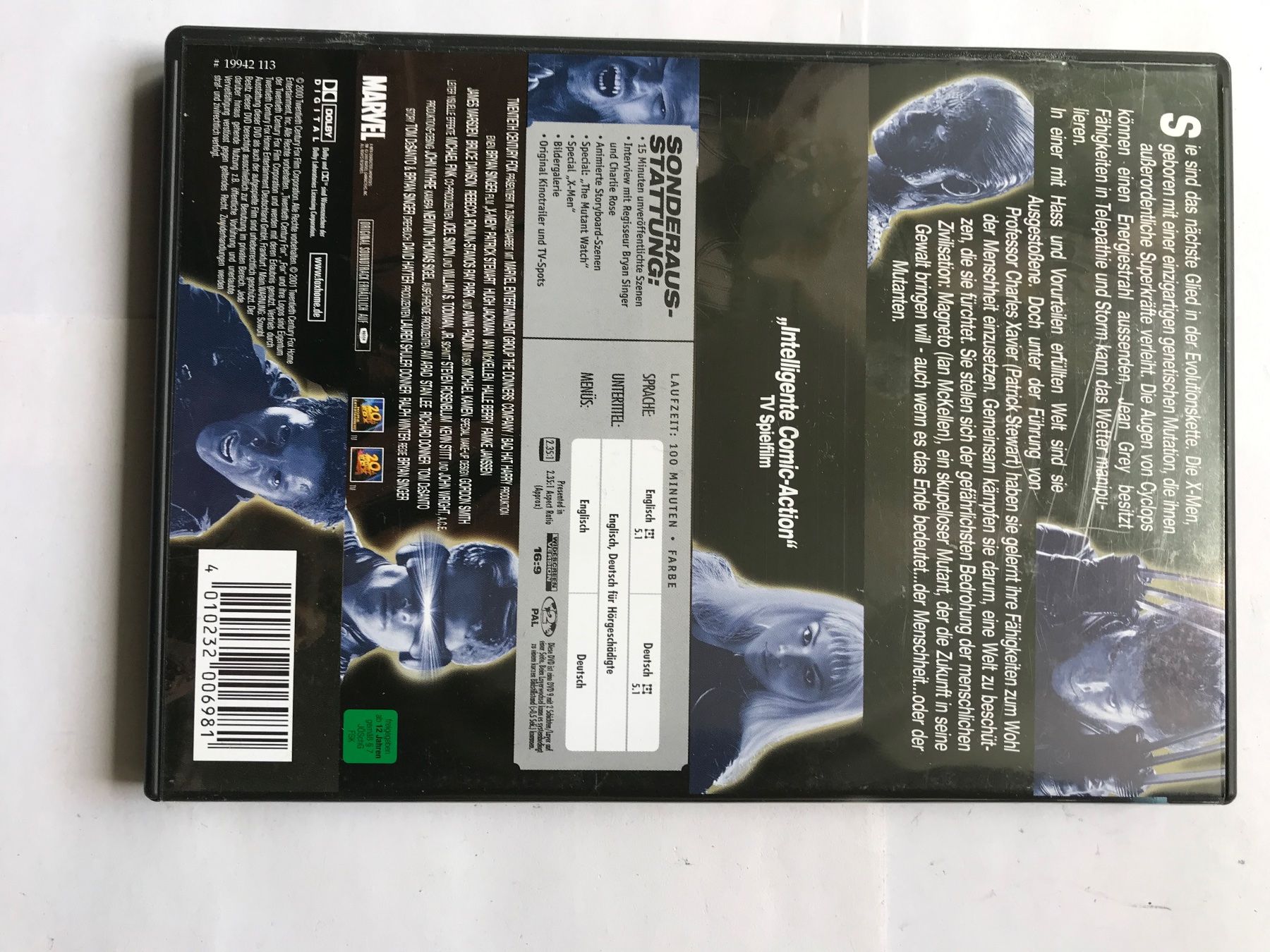 Tutti i DVDs: dvd, „x-men“ – Usato da liestal venduto da makai05 1