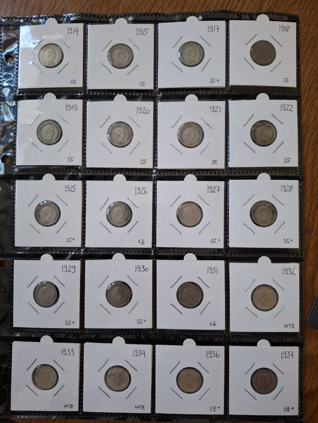 Alle Münzen: 5 Rappensammlung nr.21 – Gebraucht aus Hunzenschwil von Hardrock6 2