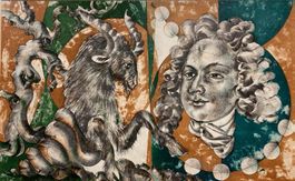 Hans Erni, "Steinbock" Litho