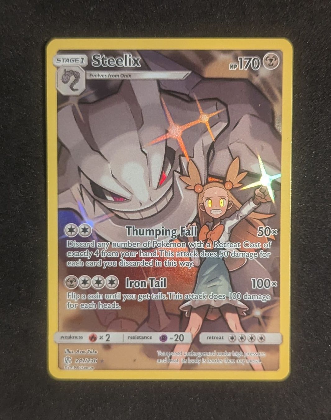 Pokémon Cartes à collectionner: Steelix Cosmic Eclipse 247/236 – D'occasion à Zürich par printz7