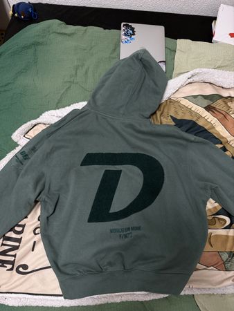 DEF Hoodie green size S used condition