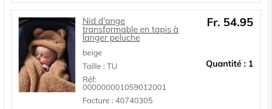 Sacchi a pelo: Nid d'ange pour siège auto verbaudet – Usato da Les Breuleux venduto da Mily1991 5