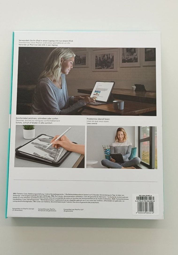 Logitech Claviers: Logitech Slim Folio Pro Case Keyboard iPad Pro neu – Neuf avec emballage d'origine à Zürich par 2hip2bsquare 1
