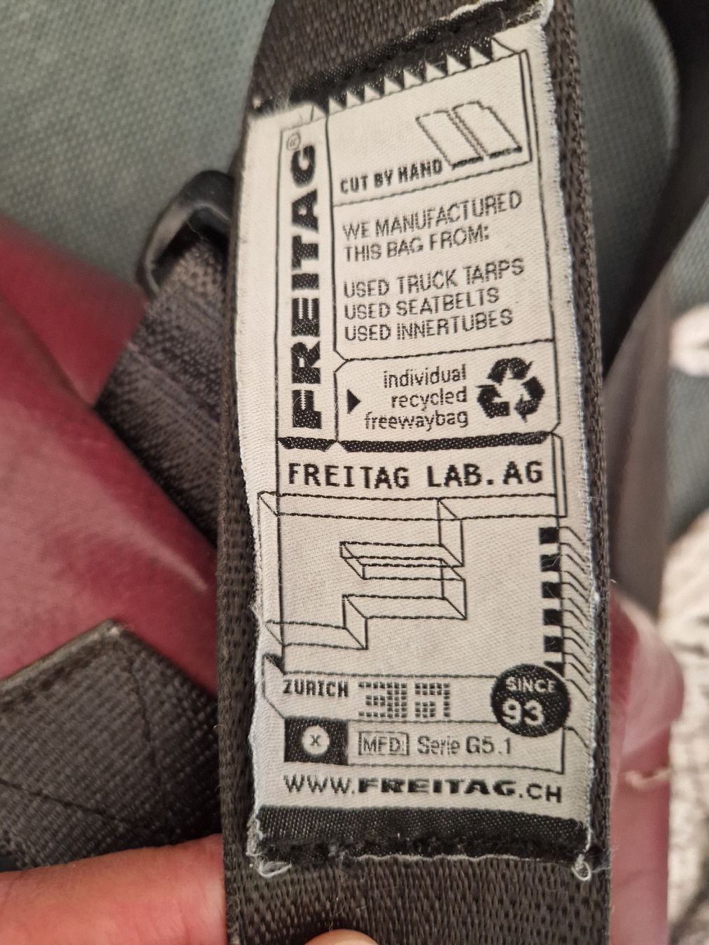 Freitag Borse: Tasche FREITAG Serie G5.1 – Usato da Bern venduto da hugentobleroune 3