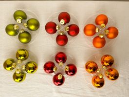 Christbaumkugeln Set, 24 Stk. 5cm Durchmesser, Top!