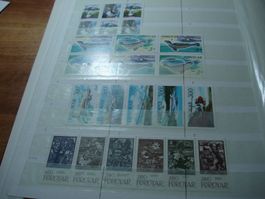 Lot moderne Briefmarken Färöer ** Z-Drucke