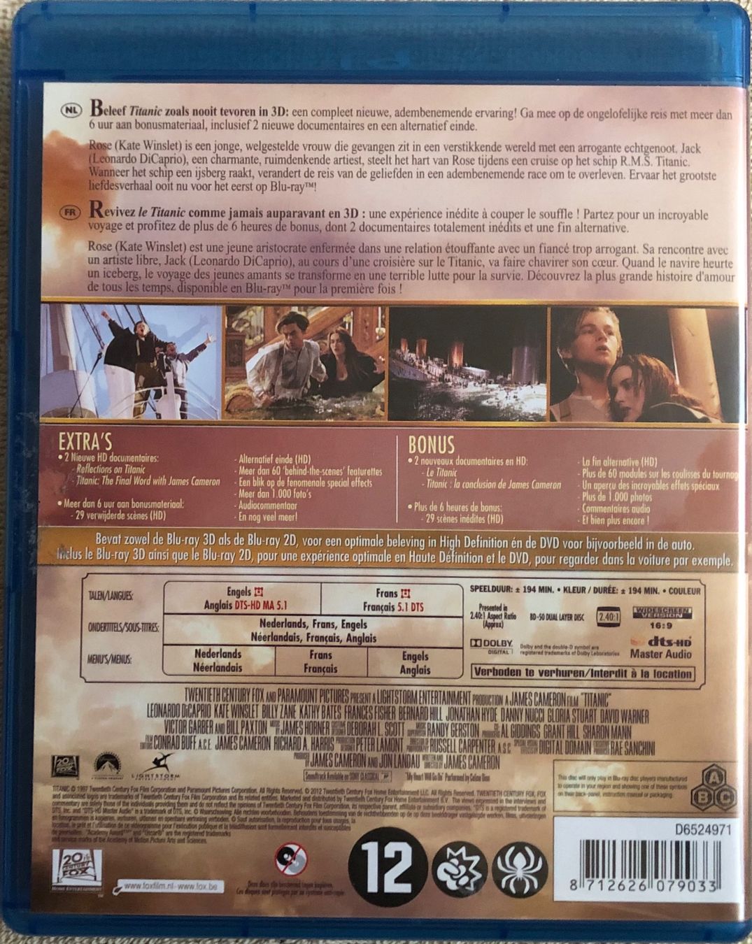 Tutti i DVDs: JAMES CAMERON - TITANIC – Usato da Poliez-Pittet venduto da Newtown-Records 1