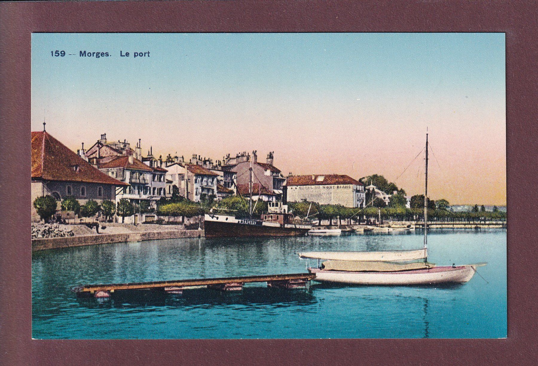 Ansichtskarten: MORGES - Le Port – Gebraucht aus Pully von nicecards