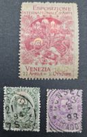 3 seltene Italienische Briefmarken 1907/1910er!