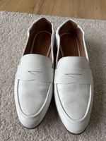 Tamaris Loafers Weiss Leder Gr 40 Top Zustand Frühling