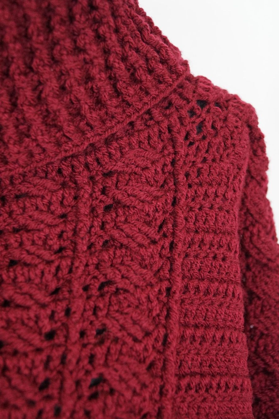 Lana: Selbst gehäkelter Poncho – Nuovo (secondo la descrizione) da Wimmis venduto da GrandePequenoAtelier 3