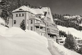 Ansichtskarte Klinik Bernhard St. Moritz 1962