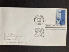 USA 1961 privater FDC Ausgleichsgesetz Arbeiter Milwaukee