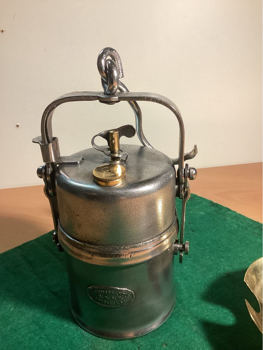 Lampes: Antike Karbid Grubenlampe – D'occasion à Zuzwil SG par lak_x6f2 2