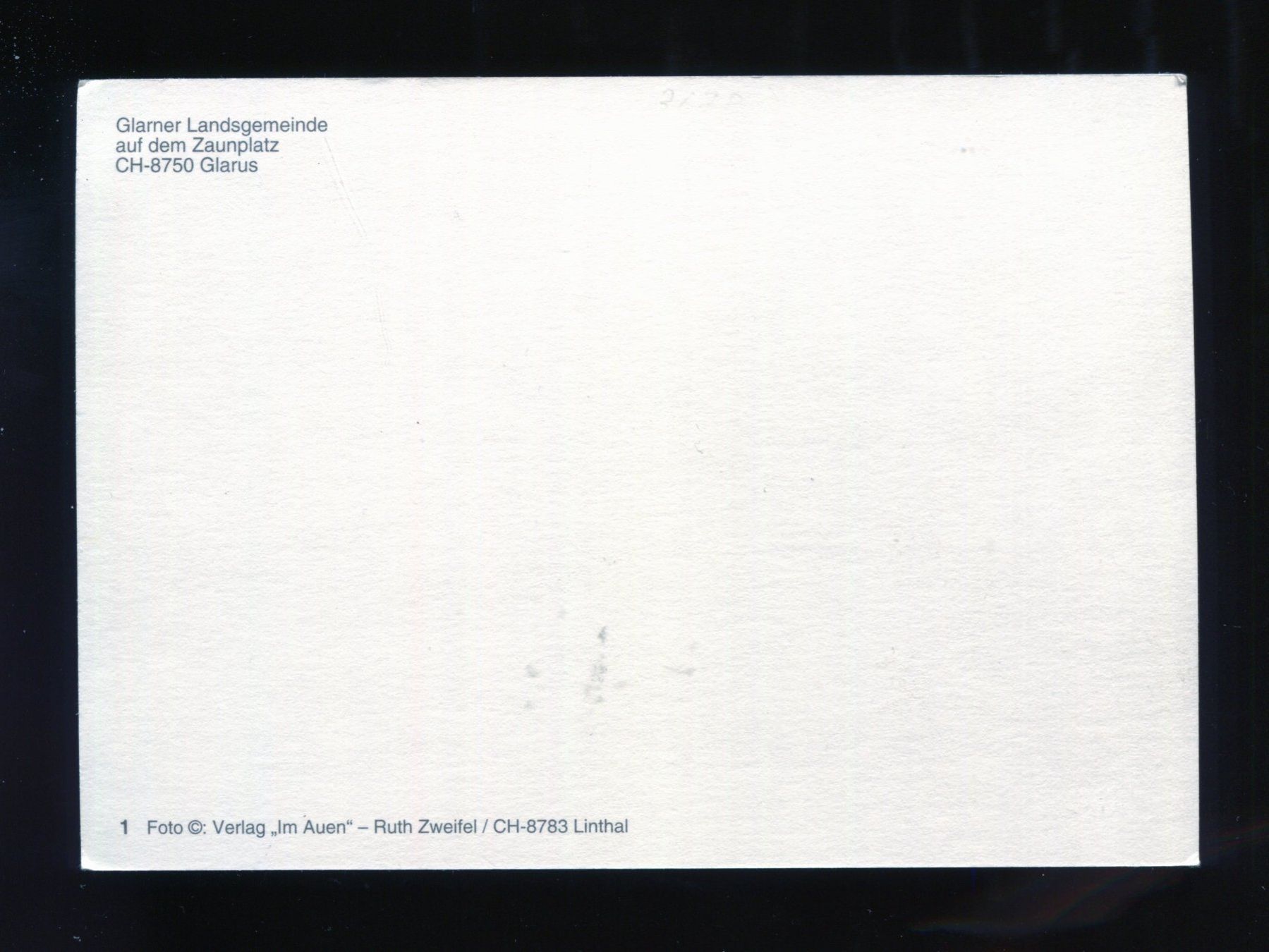 Cartes postales: Glarus, Landsgemeinde – D'occasion à Aarau par Elmaar41 1