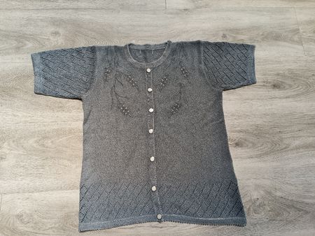 Kurzarmpullover L